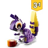 LEGO Creator 31125 Criaturas Fantásticas del Bosque, Animales de Juguete, Juegos de construcción Animales de Juguete, Juego de construcción, 7 año(s), Plástico, 175 pieza(s), 240 g