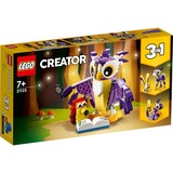 LEGO Creator 31125 Criaturas Fantásticas del Bosque, Animales de Juguete, Juegos de construcción Animales de Juguete, Juego de construcción, 7 año(s), Plástico, 175 pieza(s), 240 g