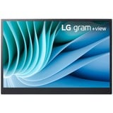 LG 16MR70, Monitor LED plateado/Negro