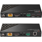 Lindy Extensor KVM Cat.6 150m, Extensión DisplayPort negro