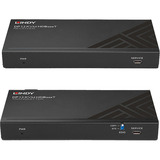 Lindy Extensor KVM Cat.6 150m, Extensión DisplayPort negro