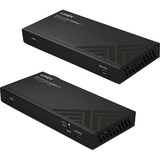 Lindy Extensor KVM Cat.6 150m, Extensión DisplayPort negro