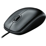 Logitech B100 ratón Ambidextro USB tipo A Óptico 800 DPI negro, Ambidextro, Óptico, USB tipo A, 800 DPI, Negro