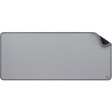 Logitech Desk Mat Alfombrillas para ratón, Alfombrilla de ratón gris, Gris, Monocromo, Nylon, Poliéster, Caucho, Base antiderrapante