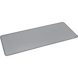 Logitech Desk Mat Alfombrillas para ratón, Alfombrilla de ratón gris, Gris, Monocromo, Nylon, Poliéster, Caucho, Base antiderrapante