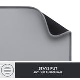 Logitech Desk Mat Alfombrillas para ratón, Alfombrilla de ratón gris, Gris, Monocromo, Nylon, Poliéster, Caucho, Base antiderrapante