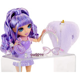 MGA Entertainment Rainbow High Creative Crystals Fashion Doll- Violet, Muñecos Rainbow High Creative Crystals Fashion Doll- Violet, Muñeca fashion, Femenino, 8 año(s), 280 mm, Multicolor