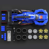 Mattel JFR89 juguete de construcción, Juegos de construcción Juego de construcción, 10 año(s), Plástico, 236 pieza(s), 450 g