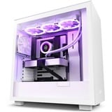 NZXT H7 Midi Tower Blanco, Cajas de torre blanco (mate), Midi Tower, PC, Blanco, ATX, EATX, micro ATX, Mini-ATX, SGCC, Acero, Vidrio templado, Juego