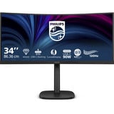 Philips 34B2U3600C, Monitor LED negro