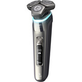 Philips SHAVER Series 9000 S9974/55 Afeitadora eléctrica Wet & Dry con SkinIQ, Máquina de afeitar gris cuarzo, Máquina de afeitar de rotación, Cromo, Dual SteelPrecision blades, GroomTribe, SH91, 2 año(s)