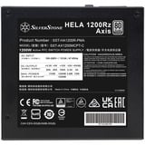 SilverStone HELA 1200Rz Axis, Fuente de alimentación de PC negro