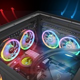 Thermaltake SWAFAN 12 RGB 120x120x25, Ventilador negro