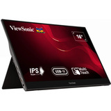 ViewSonic TD1655 pantalla para PC 39,6 cm (15.6") 1920 x 1080 Pixeles Full HD LED Pantalla táctil Multi-usuario Negro, Plata, Monitor LED plateado/Negro, 39,6 cm (15.6"), 1920 x 1080 Pixeles, Full HD, LED, 6,5 ms, Negro, Plata