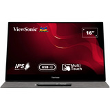 ViewSonic VS18170, Monitor LED plateado/Negro