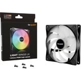 be quiet! Light Wings LX PWM high-speed 140 mm, Ventilador negro