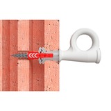 fischer EasyHook Lazo DuoPower 8x40, Pasador blanco