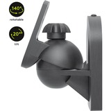 goobay 49393, Soporte de pared negro