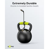 goobay Plus Cable DisplayPort 2.0/2.1, 16K @ 60Hz, 80 Gbit/s gris