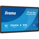 iiyama ProLite TW2424AS-B3P, Pantalla de gran formato negro (mate), Panel plano interactivo, 60,5 cm (23.8"), 1920 x 1080 Pixeles, Wifi, 24/7