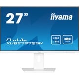 iiyama XUB2797QSN-W2, Monitor LED blanco (mate)