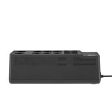 APC BE850G2-GR sistema de alimentación ininterrumpida (UPS) En espera (Fuera de línea) o Standby (Offline) 0,85 kVA 520 W 8 salidas AC negro, En espera (Fuera de línea) o Standby (Offline), 0,85 kVA, 520 W, Seno, 220 V, 230 V