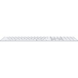 Apple Magic Keyboard teclado Bluetooth QWERTZ Alemán Blanco plateado/blanco, Completo (100%), Bluetooth, QWERTZ, Blanco