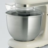 Ariete 1588/03 Batidora de varillas 1200 W Beige, Robot de cocina beige/Crema, Batidora de varillas, Beige, Amasar, Mezcla, 5,5 L, Giratorio, Acero inoxidable