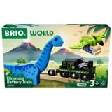BRIO Tren de Dinosaurios a Pilas del Mundo, Vehículo de juguete 