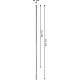 Bosch Expert Broca para martillo SDS Max-8X, Taladro Martillo perforador, Hammer drill bit, 1,6 cm, 940 mm, Concreto, Piedra, 80 cm