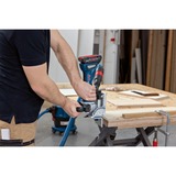 Bosch Fresadora de espigas plana a batería GFF 18V-22 Professional Solo, 18 voltios, Esamblaje con galleta azul/Negro