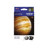 Brother LC1240BK cartucho de tinta 1 pieza(s) Original Negro Negro, Tinta a base de pigmentos, 1 pieza(s), 600 páginas, 600 páginas, Pack individual, Minorista