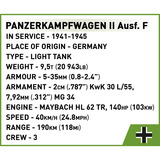COBI Panzerkampfwagen II Ausf. F, Juegos de construcción 