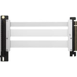 Corsair Cable elevador Premium PCIe 5.0 ×16, Cable alargador blanco