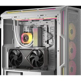 Corsair Cable elevador Premium PCIe 5.0 ×16, Cable alargador blanco