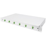 Digitus Caja de empalme LWL, equipada, 6x LC-APC DX, OS2, Caja de fíbra óptica 