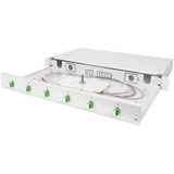 Digitus Caja de empalme LWL, equipada, 6x LC-APC DX, OS2, Caja de fíbra óptica 