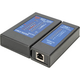 Digitus Probador de cable unilateral para cables de red RJ45, Probador de cables negro