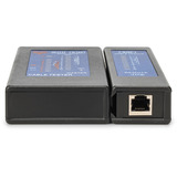 Digitus Probador de cable unilateral para cables de red RJ45, Probador de cables negro