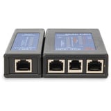 Digitus Probador de cable unilateral para cables de red RJ45, Probador de cables negro