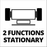 EINHELL Lijadora doble TC-XG 75 Kit, Esmeriladora doble rojo/Negro