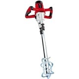 EINHELL Mezclador de mortero para pintura TE-MX 1600-2 CE Twin, Agitador rojo/Negro