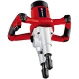 EINHELL Mezclador de mortero para pintura TE-MX 1600-2 CE Twin, Agitador rojo/Negro