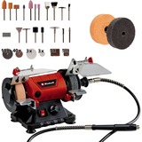 EINHELL TC-XG 75 Kit, Esmeriladora doble rojo/Negro