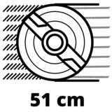 Einhell GC-PM 51/3 S HW-E Cortacésped de empuje a gasolina Gasolina Negro, Rojo rojo/Negro, Cortacésped de empuje a gasolina, 51 cm, 1 L, 70 L, Tracción en ruedas traseras, 4 rueda(s)