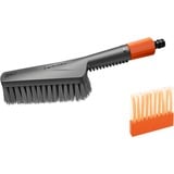 GARDENA Set de lavado Cleansystem con cepillo de mano M suave, Cepillos de lavado gris