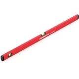 GEDORE Nivel de burbuja Red de aluminio, 100 cm, 2 burbujas, Nivel de agua rojo
