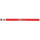 GEDORE Nivel de burbuja Red de aluminio, 100 cm, 2 burbujas, Nivel de agua rojo