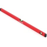 GEDORE Nivel de burbuja Red de aluminio, 100 cm, 2 burbujas, Nivel de agua rojo