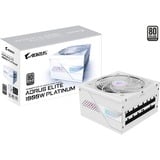 GIGABYTE AORUS ELITE GP-AE1000PM PG5 ICE, Fuente de alimentación de PC blanco